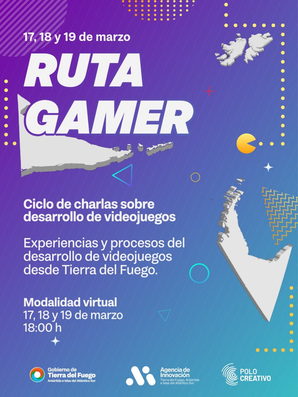 TIERRA DEL FUEGO IMPULSA LA INDUSTRIA DEL GAMING CON EL CICLO DE CHARLAS VIRTUALES «RUTA GAMER»