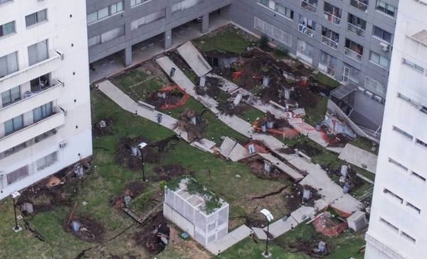 Alarma en Parque Patricios: se desplomó una losa y 175 familias no pueden regresar a sus hogares