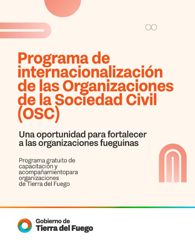 LA PROVINCIA LANZA UN PROGRAMA PARA QUE ORGANIZACIONES CIVILES ACCEDAN A COOPERACIÓN Y FINANCIAMIENTO INTERNACIONAL