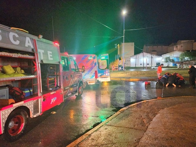 Otra vez un atropellado cruzando hacia la UTN