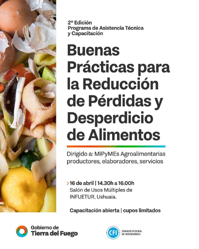 ABREN INSCRIPCIONES PARA EL PROGRAMA DE REDUCCIÓN DE DESPERDICIO DE ALIMENTOS EN PyMES