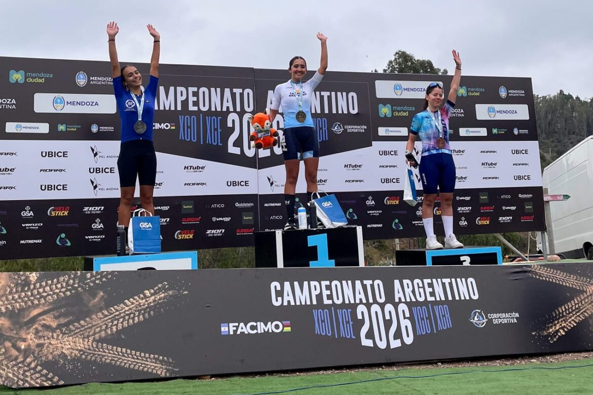 TRES MEDALLAS DE BRONCE PARA TIZIANA PASTORI EN EL CAMPEONATO ARGENTINO DE MTB