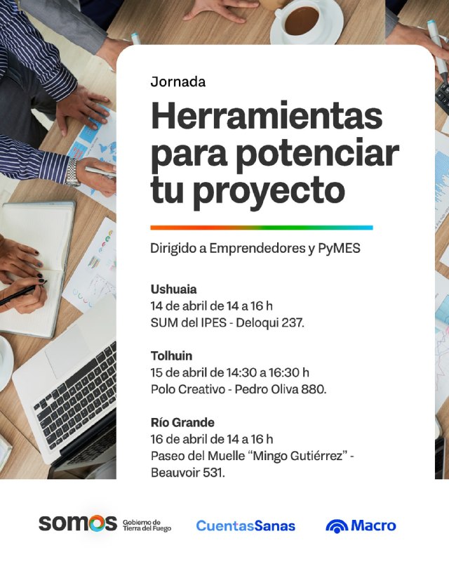 GOBIERNO ABRE INSCRIPCIONES PARA LA JORNADA “HERRAMIENTAS PARA POTENCIAR TU PROYECTO”
