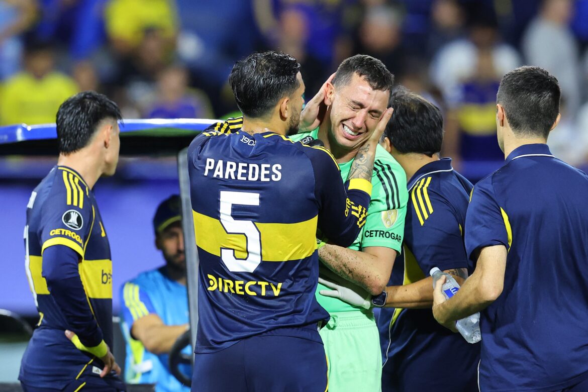 Dolor bajo los tres palos: Marchesín se rompe los ligamentos y tiñe de tragedia la goleada de Boca ante Barcelona