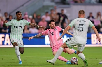 Messi inaugura con un cabezazo el nuevo templo de las Garzas: el Inter Miami empató sobre el final ante Austin FC