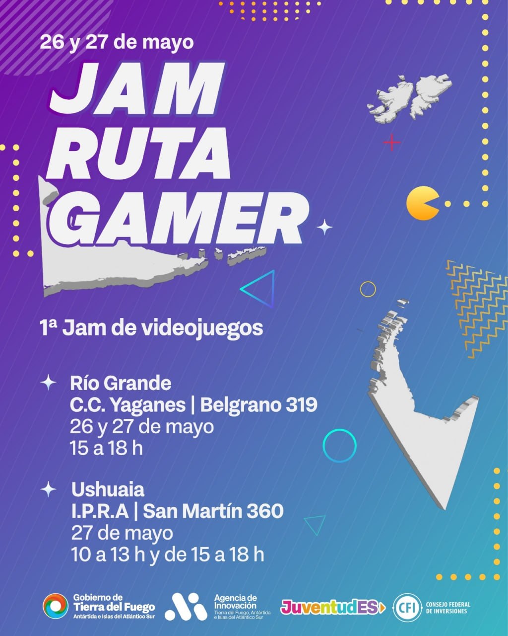 TIERRA DEL FUEGO IMPULSA EL TALENTO JOVEN CON LA «JAM RUTA GAMER» PARA CREAR VIDEOJUEGOS