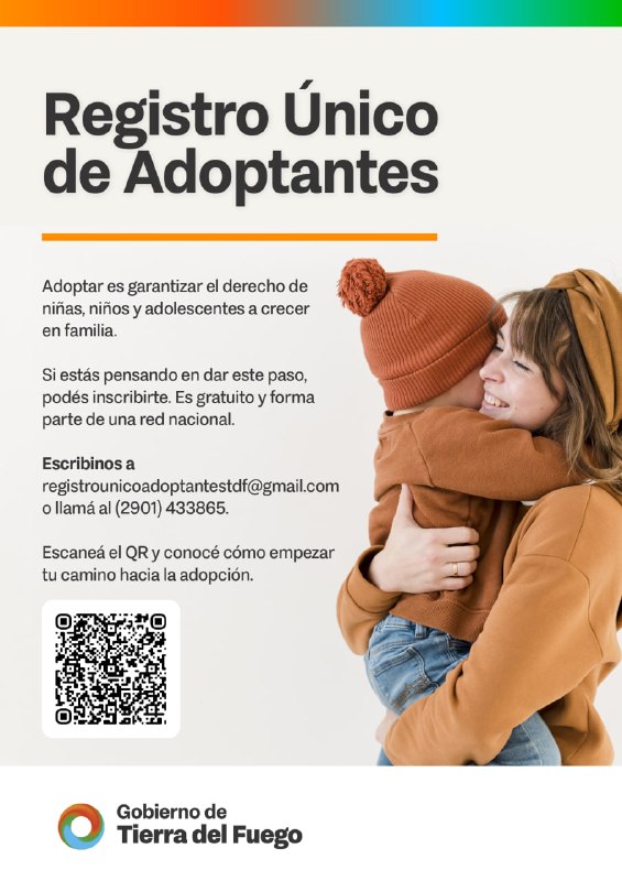 TIERRA DEL FUEGO FORTALECE EL REGISTRO ÚNICO DE ADOPTANTES Y PROMUEVE EL DERECHO DE NIÑAS, NIÑOS Y ADOLESCENTES A VIVIR EN FAMILIA