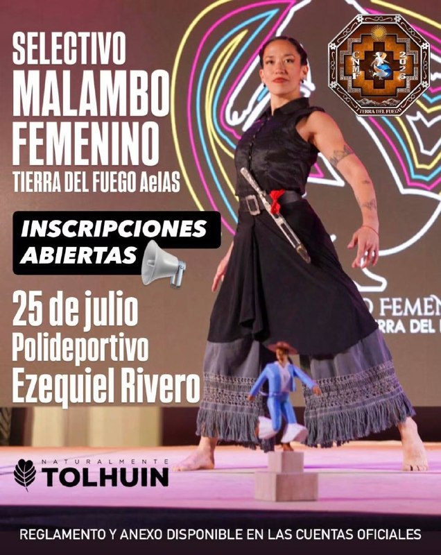 Tolhuin volverá a ser sede del Selectivo de Malambo Femenino Tierra del Fuego