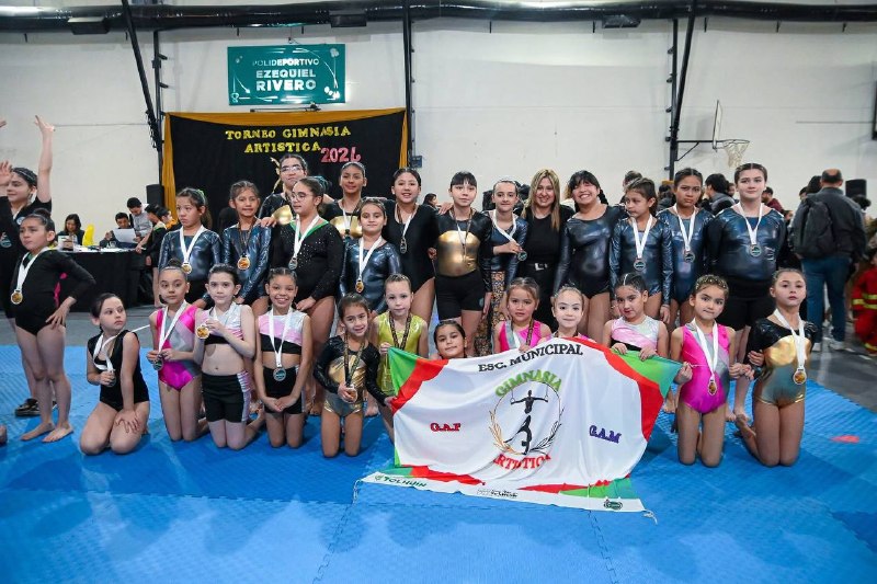 Más de 140 gimnastas participaron del Torneo Provincial de Gimnasia Artística organizado por el Municipio de Tolhuin