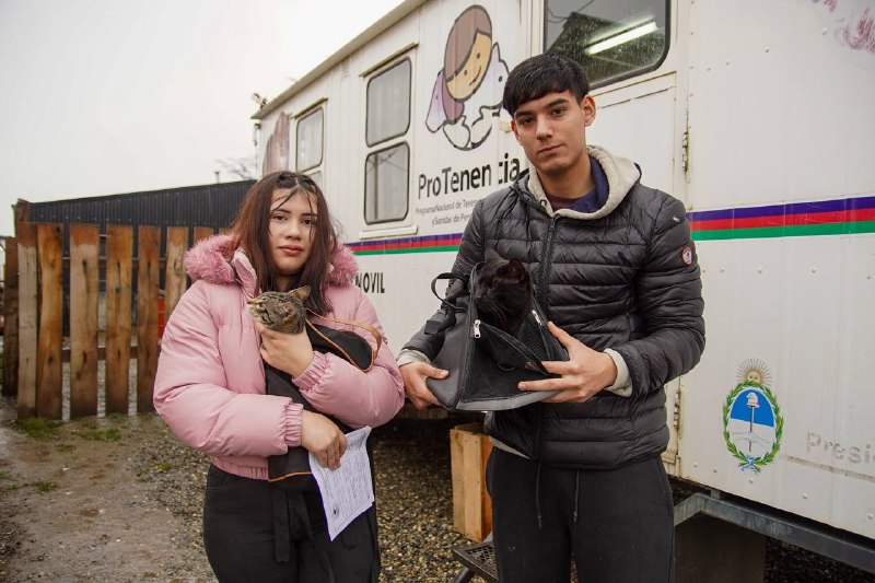 El Municipio de Tolhuin realizó una nueva jornada de cuidado responsable para animales de compañía