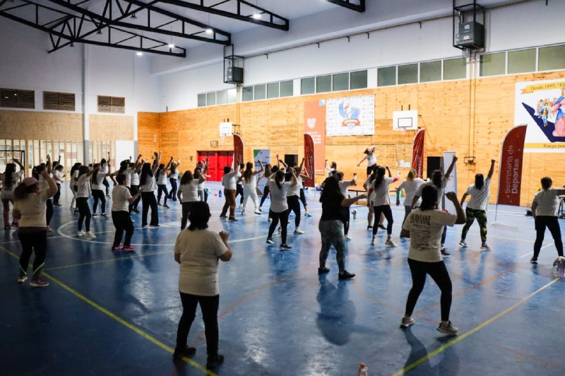 EXITOSA JORNADA DE ZUMBATHON “INVIERNO FEST” EN EL POLIDEPORTIVO MARÍA AUXILIADORA