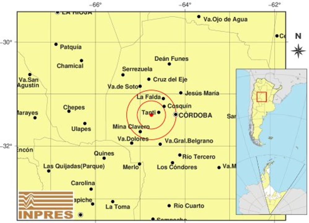 Un susurro en la tierra: Córdoba despertó con un leve temblor que estremeció el valle
