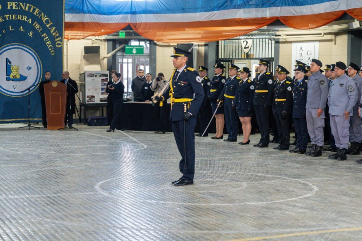 GOBIERNO REALIZÓ EL ACTO CONMEMORATIVO POR EL DÍA DEL SERVICIO PENITENCIARIO DE TIERRA DEL FUEGO AIAS