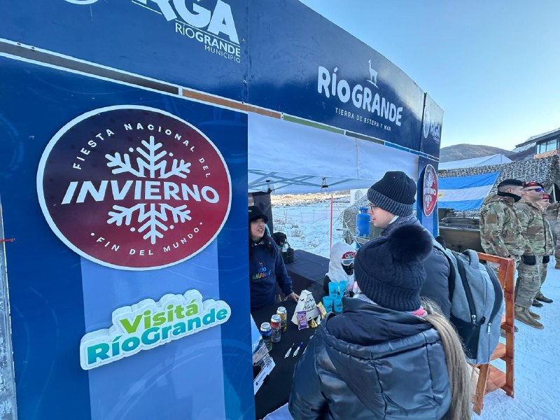 RÍO GRANDE PROMOCIONÓ SUS ATRACTIVOS TURÍSTICOS Y LA PRODUCCIÓN LOCAL EN LA FIESTA NACIONAL DEL INVIERNO