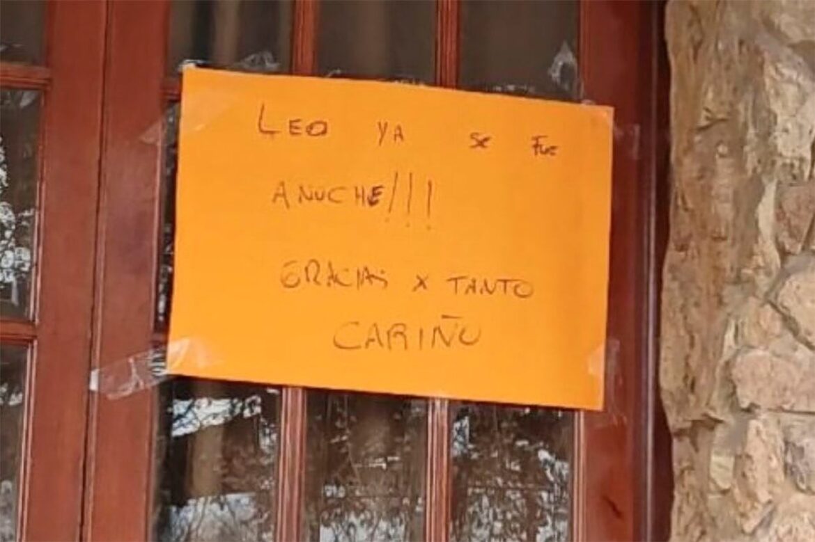 El emotivo adiós de Pujato: Scaloni partió y dejó un cartel que conmovió a todo el pueblo