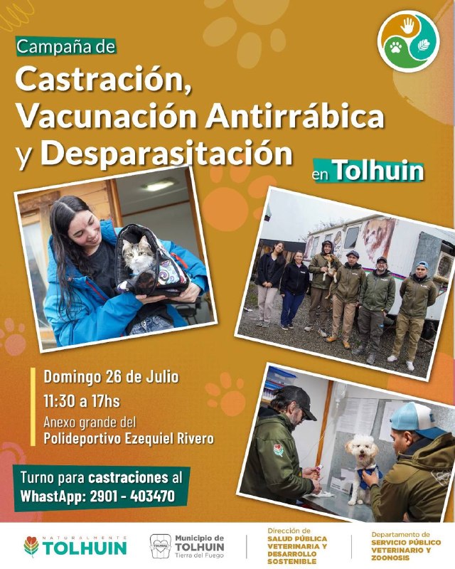 Se viene nueva campaña de cuidado animal responsable en Tolhuin