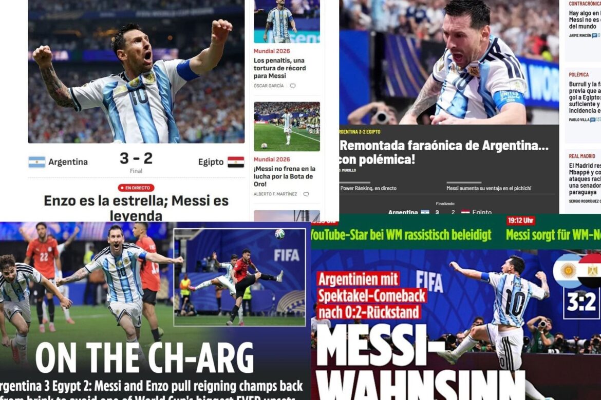 Argentina Clava un Golpe de Fe Histórico ante Egipto y Sella su Pase a Cuartos en un Épico Encuentro en Atlanta