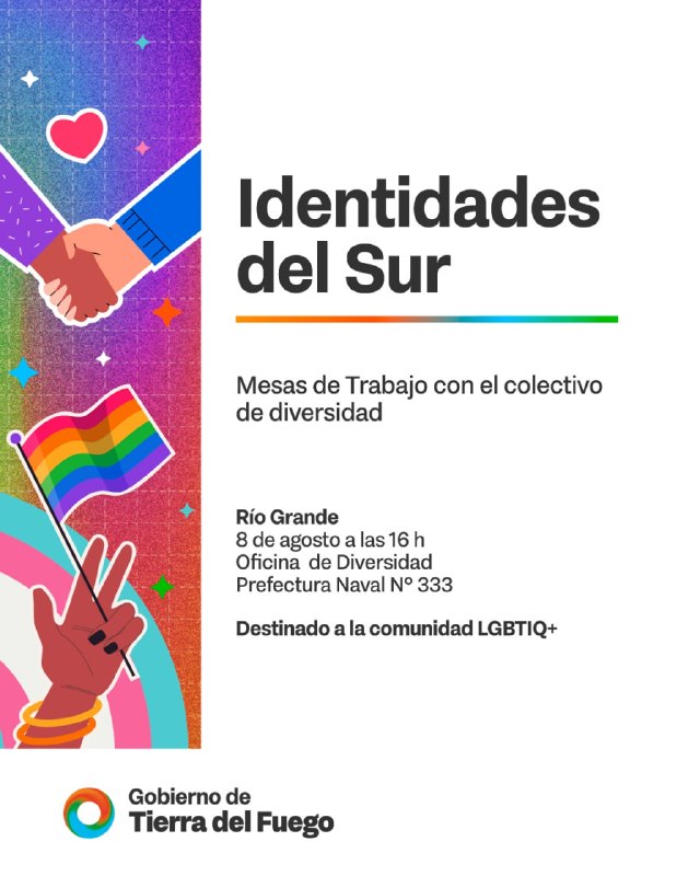 GOBIERNO INVITA A PARTICIPAR DE LA MESA DE TRABAJO «IDENTIDADES DEL SUR»