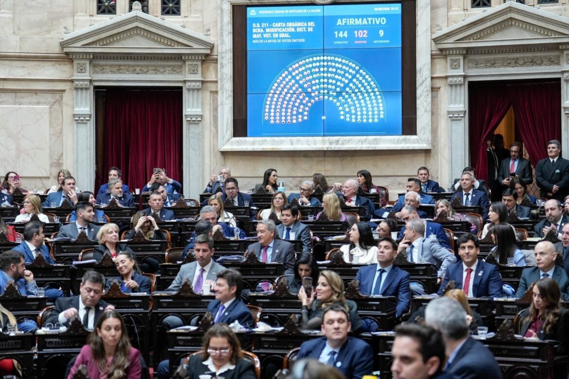Entre tensiones y acuerdos, el oficialismo impuso su mayoría y dio dictamen clave a la reforma del Banco Central