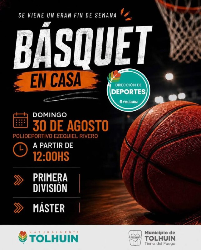 Tolhuin prepara una agenda deportiva con básquet, HYROX y hockey infantil