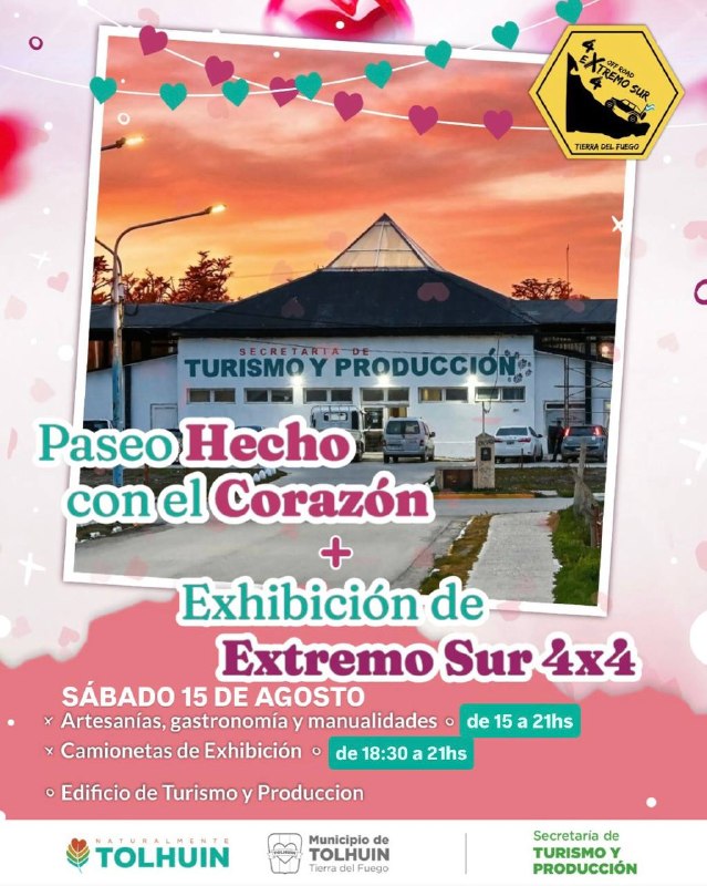 Paseo Hecho con el Corazón y Extremo Sur 4×4: propuestas para disfrutar una tarde en Tolhuin