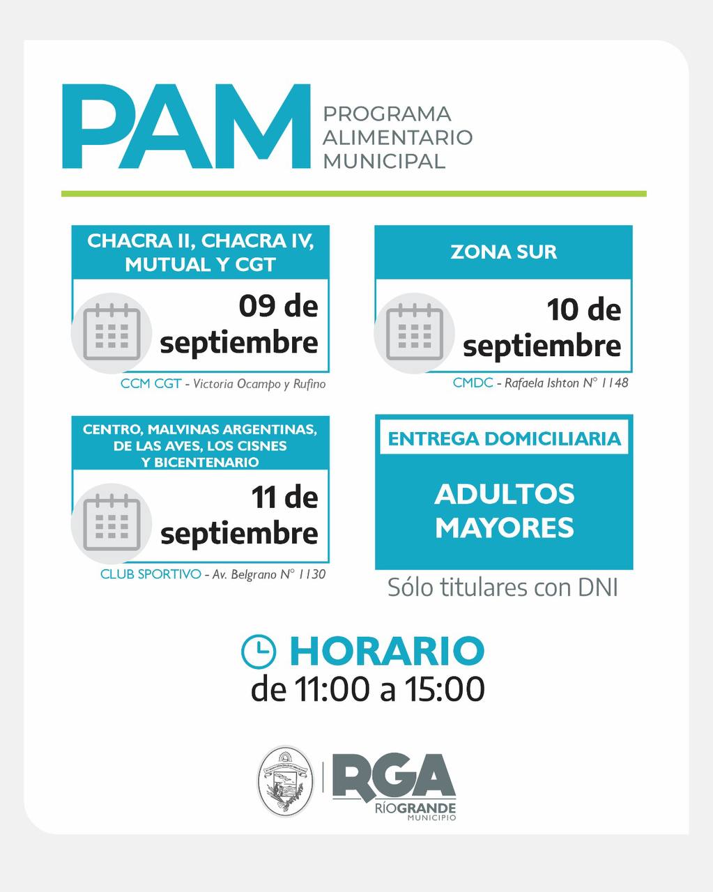 EL MIÉRCOLES INICIA UNA NUEVA ENTREGA DE MÓDULOS ALIMENTARIOS