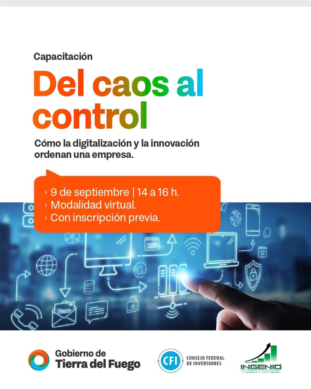 “DEL CAOS AL CONTROL”: UN TALLER PARA ORDENAR LA GESTIÓN DE LAS EMPRESAS
