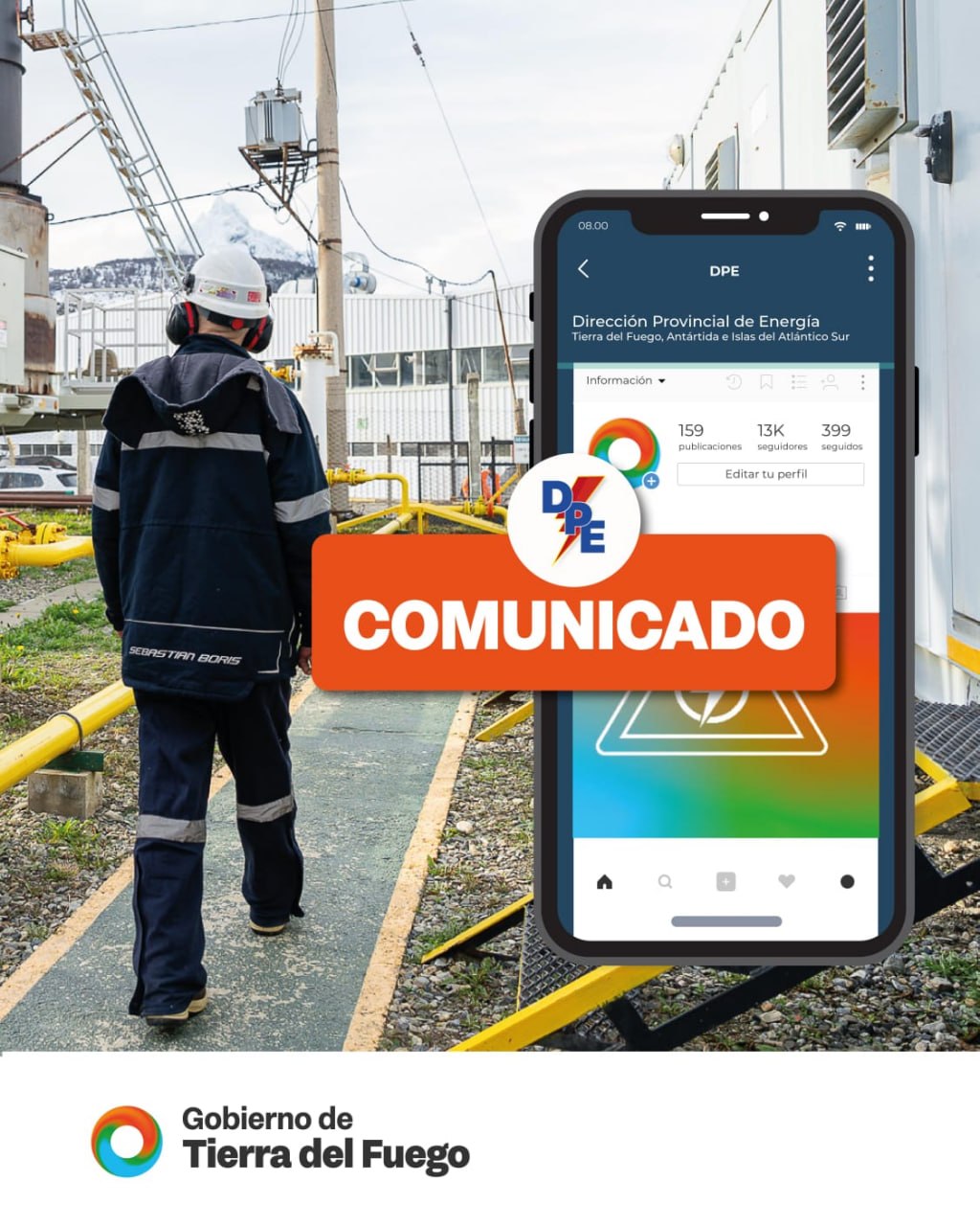 LA DPE SE ENCUENTRA REALIZANDO TAREAS DE MANTENIMIENTO EN LA PLANTA DE GAS QUE ABASTECE A LOS EQUIPOS DE GENERACIÓN ELÉCTRICA DE TOLHUIN