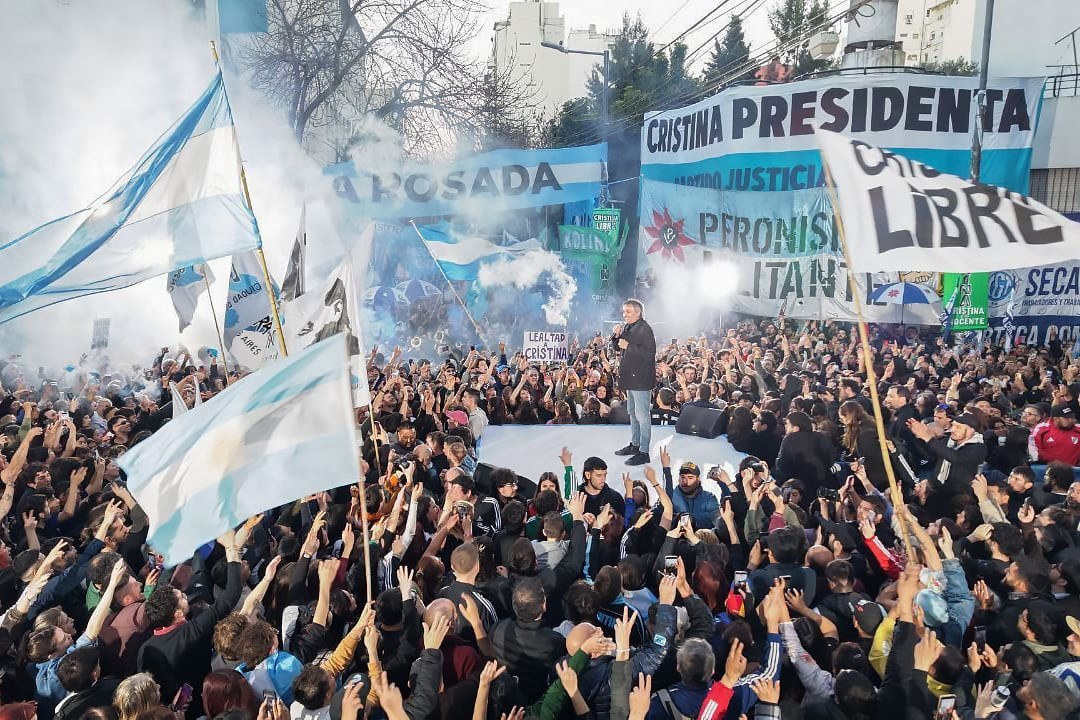 El grito de Constitución: entre el amor militante y la advertencia sobre el odio, Máximo Kirchner postula a Cristina como la única alternativa frente a la derecha