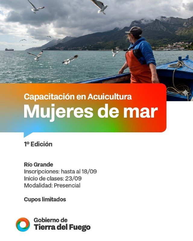RÍO GRANDE: GOBIERNO ABRE LAS INSCRIPCIONES DEL CURSO «MUJERES DE MAR»