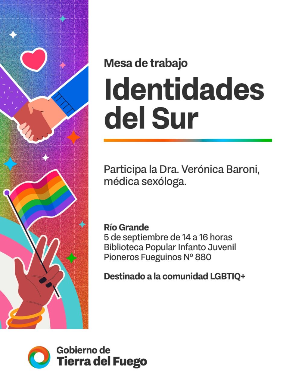 EL GOBIERNO PROVINCIAL IMPULSA ACCIONES PARA FORTALECER LOS DERECHOS DE LA COMUNIDAD LGBTIQ+