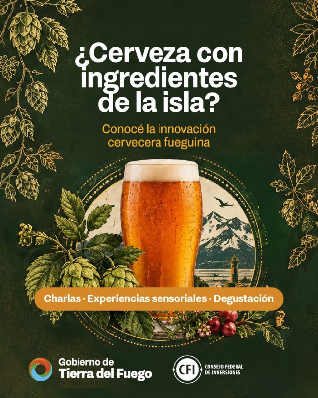 DE LA ISLA A LA CERVEZA: PRESENTAN TRES PROPUESTAS FUEGUINAS CON INGREDIENTES LOCALES