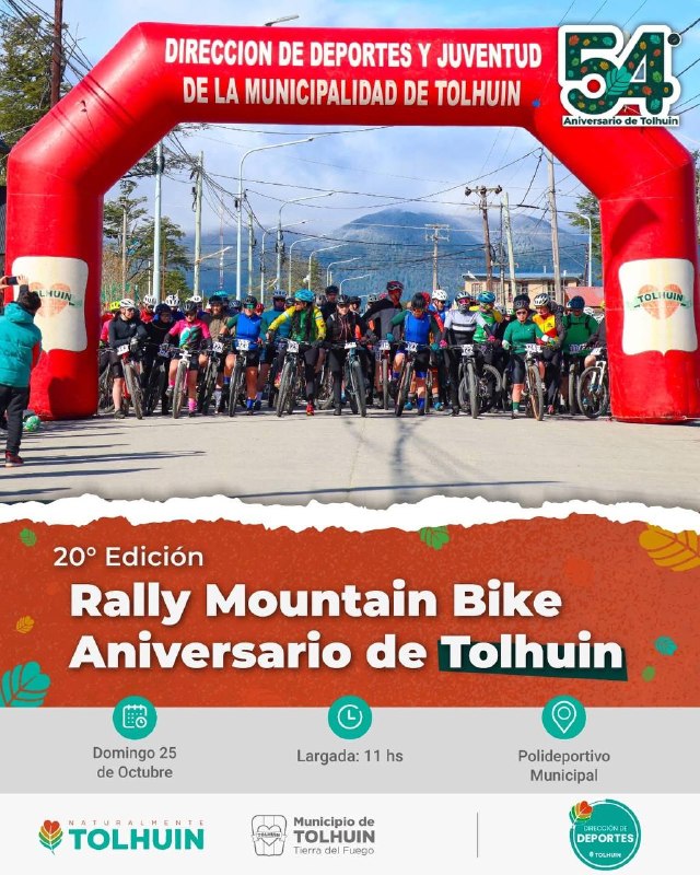 Abren las inscripciones para la 20ª edición del Rally MTB Aniversario de Tolhuin