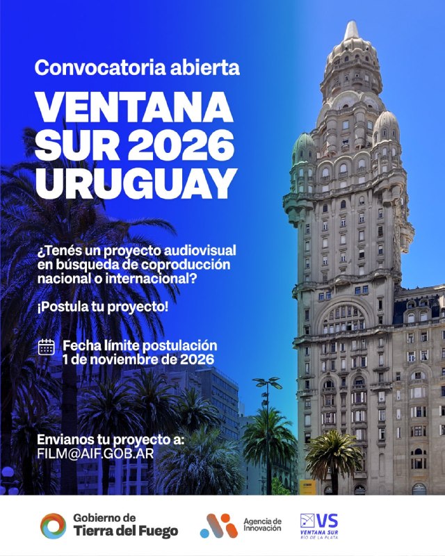 TIERRA DEL FUEGO ABRE LA CONVOCATORIA A PRODUCTORES AUDIOVISUALES PARA INTEGRAR LA CARTERA PROVINCIAL QUE ESTARÁ PRESENTE EN VENTANA SUR 2026