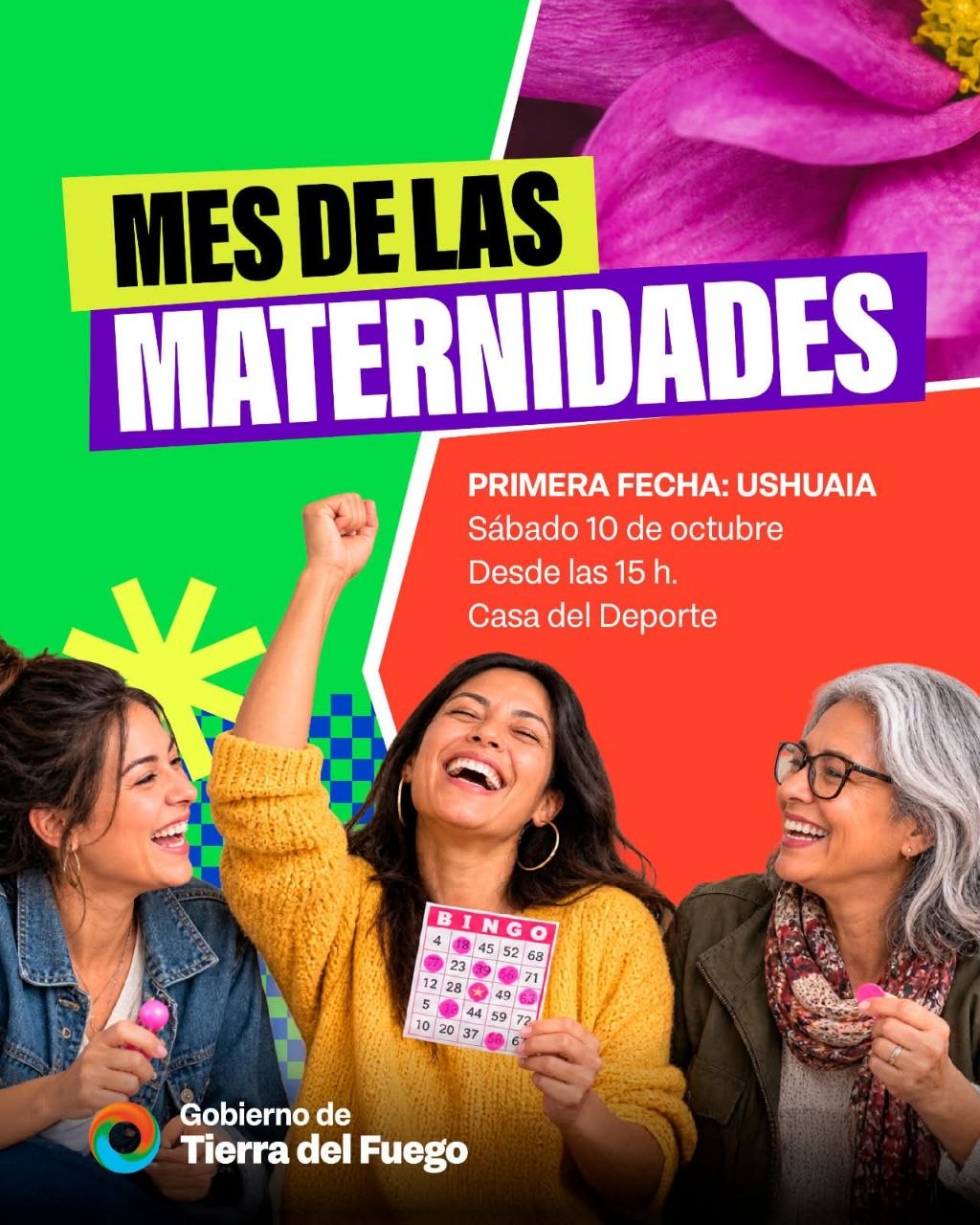 USHUAIA CELEBRA EL MES DE LAS MATERNIDADES CON UNA TARDE DE BINGO