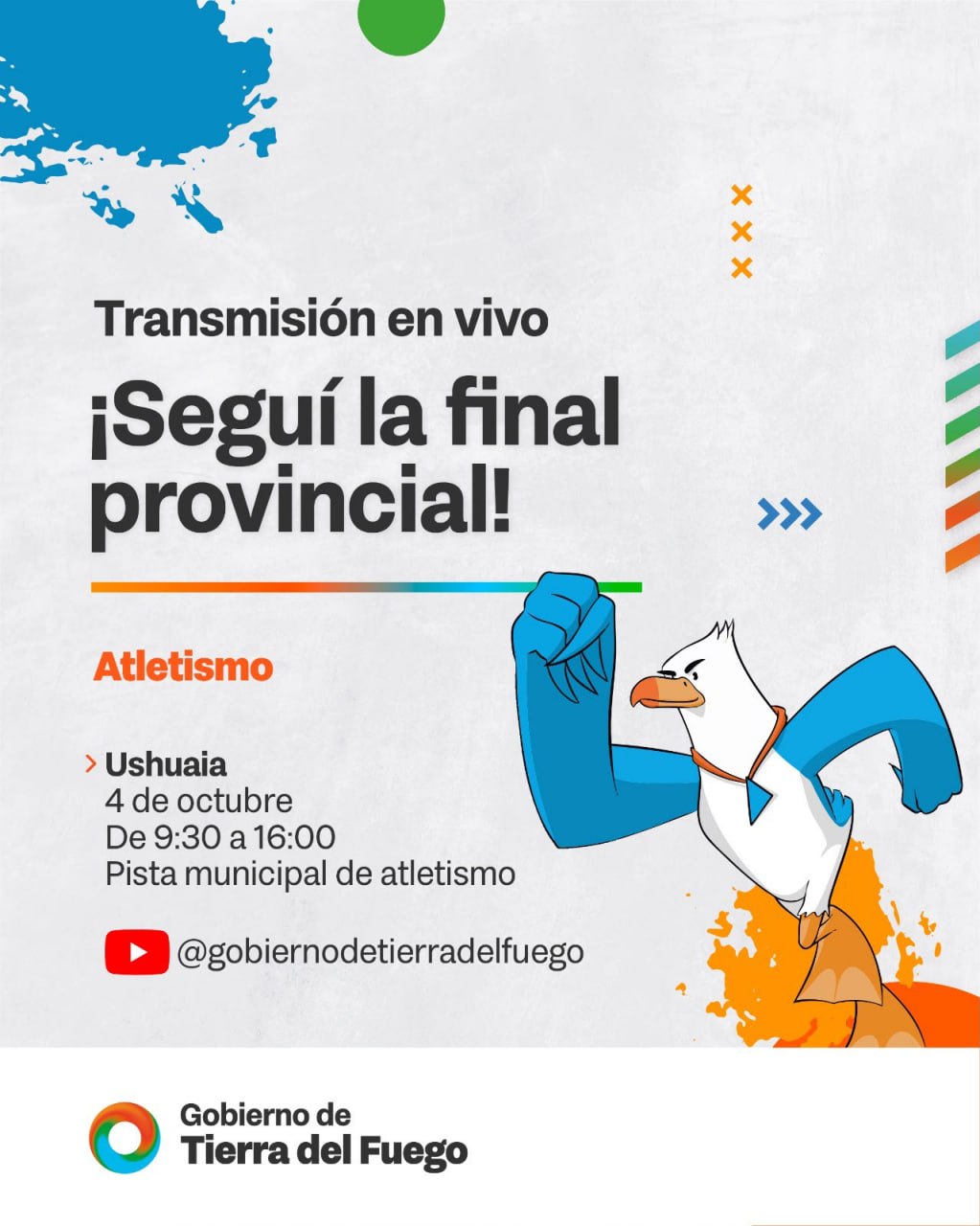 JUEGOS FUEGUINOS: ESTE DOMINGO SE DISPUTARÁ LA FINAL PROVINCIAL DE ATLETISMO
