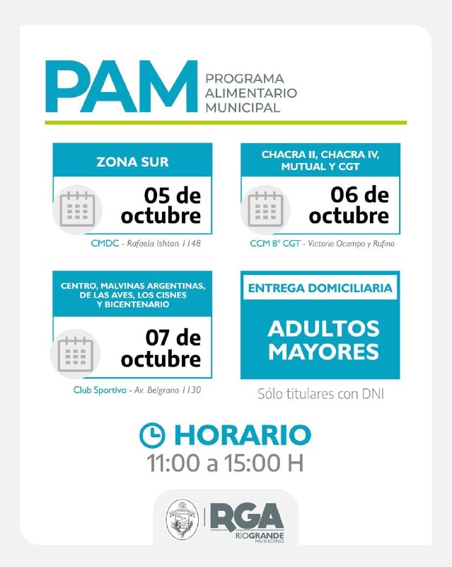 EL LUNES INICIA UNA NUEVA ENTREGA DE MÓDULOS ALIMENTARIOS