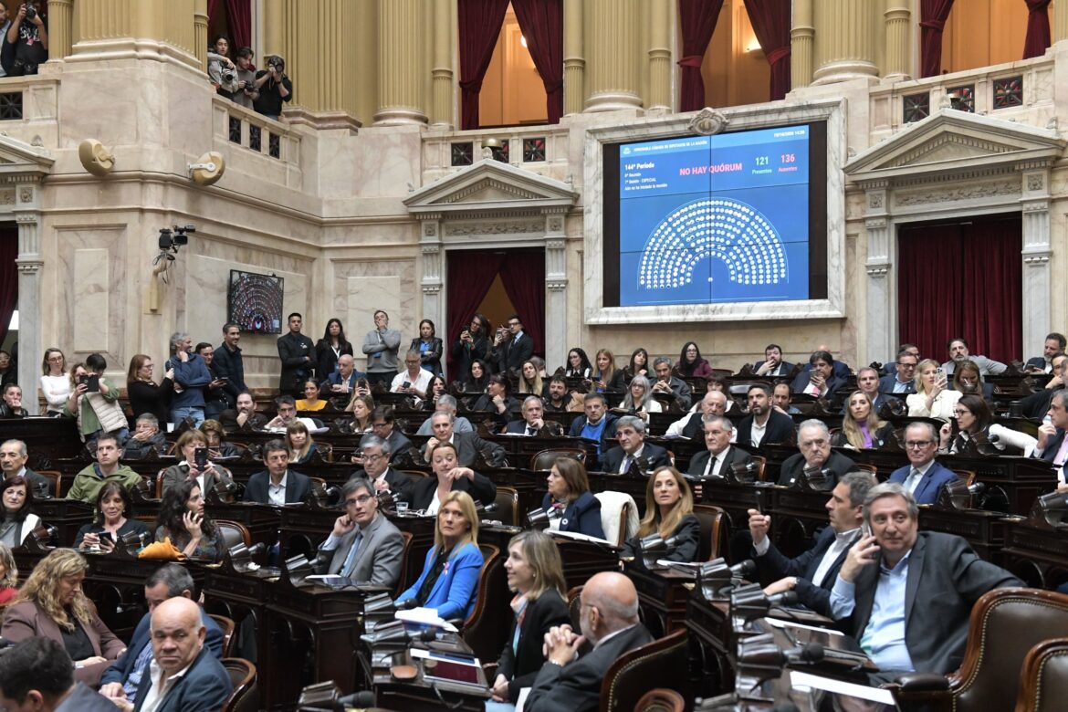 El oficialismo desactivó la sesión opositora y la jornada terminó en represión