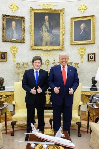 Milei viaja a Washington para afianzar su alianza con Trump y recibir un premio de la Cámara de Comercio